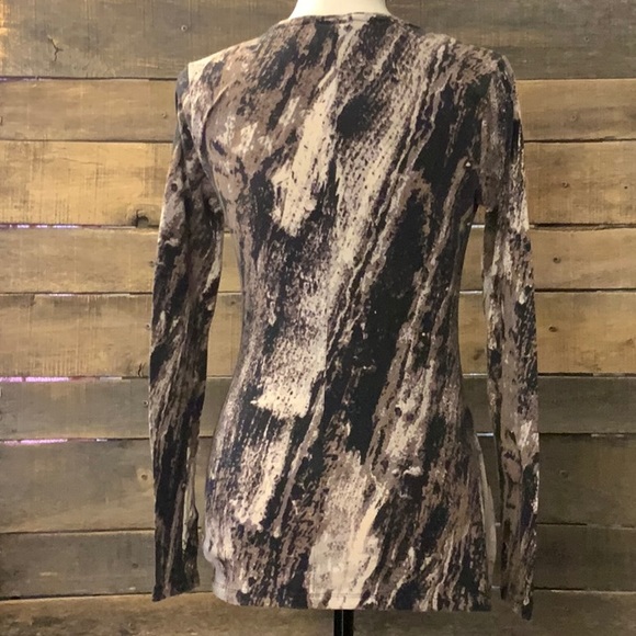 Long Sleeve top / Marble print by Mossimo - Picture 3 of 5